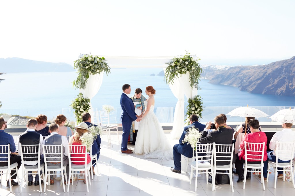 Our Santorini wedding