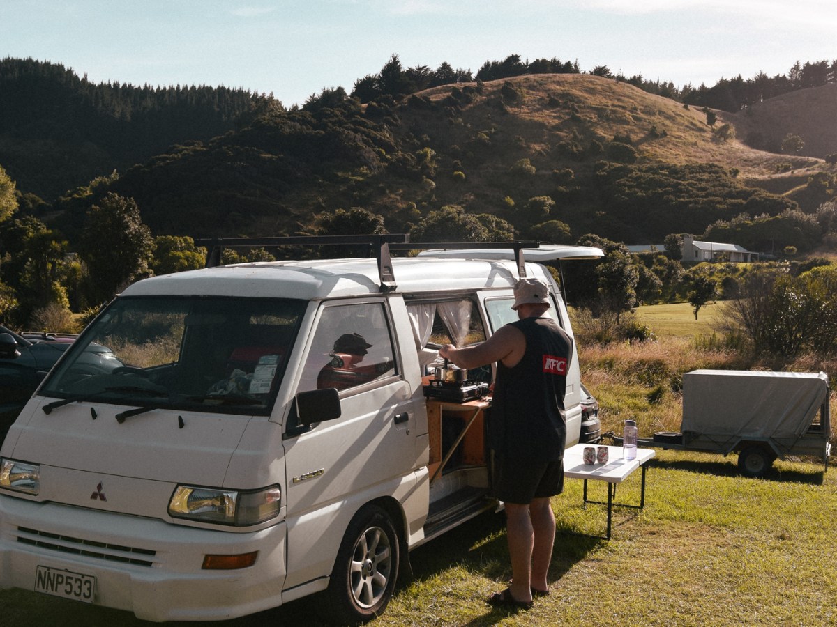 Camping at Waipatiki beach, Hawkes&nbsp;Bay